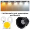 Lightinn Anti-Glare Ceiling Downlight TD1 Color Temperature